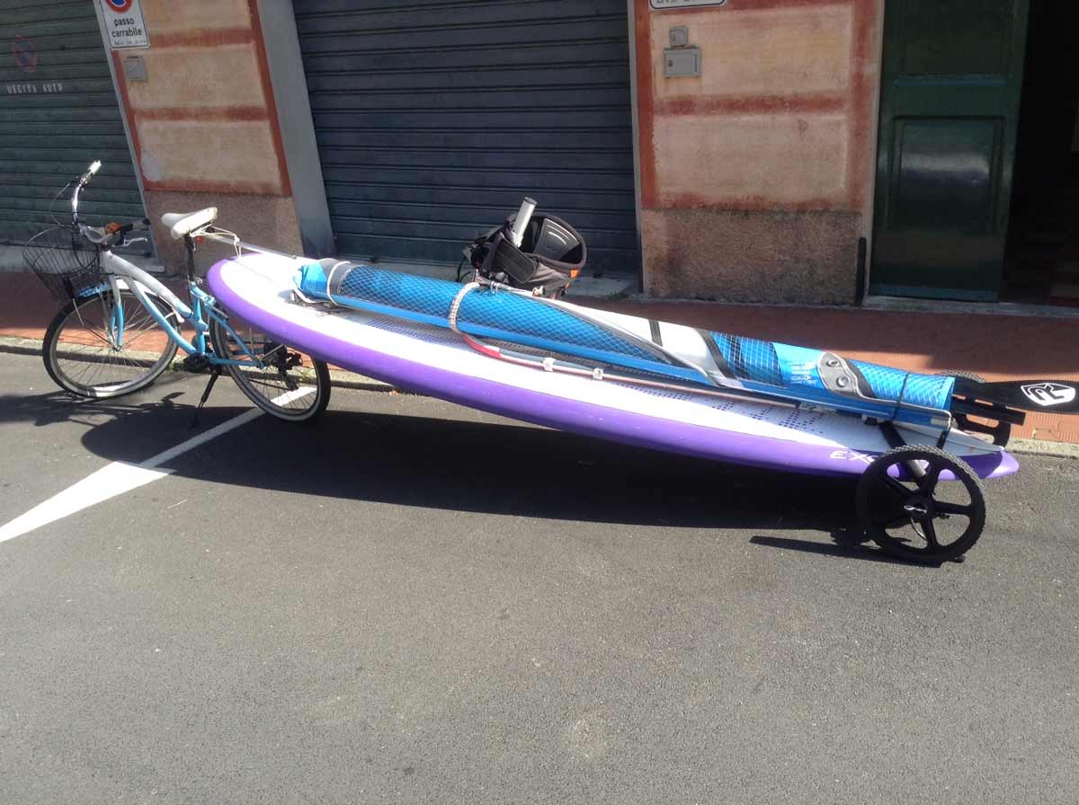 Carrier Windsurfer - Windsurfer Bike Carrier - Wide-X | Walk or Bike