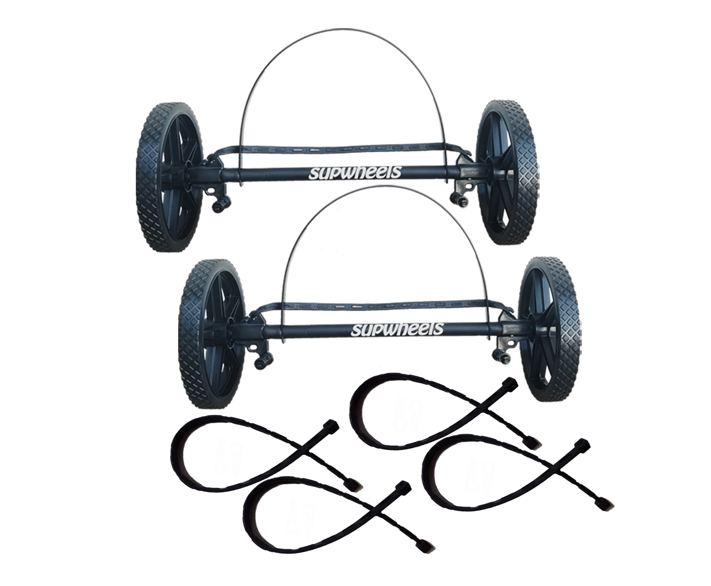 TWO PACK - EVOLUTION X - Inflatable and hard paddleboard - extended axle