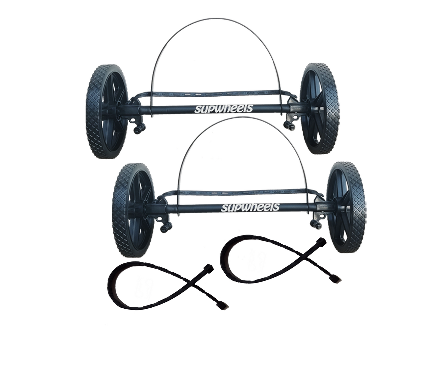 TWO PACK - EVOLUTION X - Inflatable and hard paddleboard - extended axle